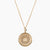Gold Vermeil 14K Gold University of Delaware Crest Sunburst Necklace
