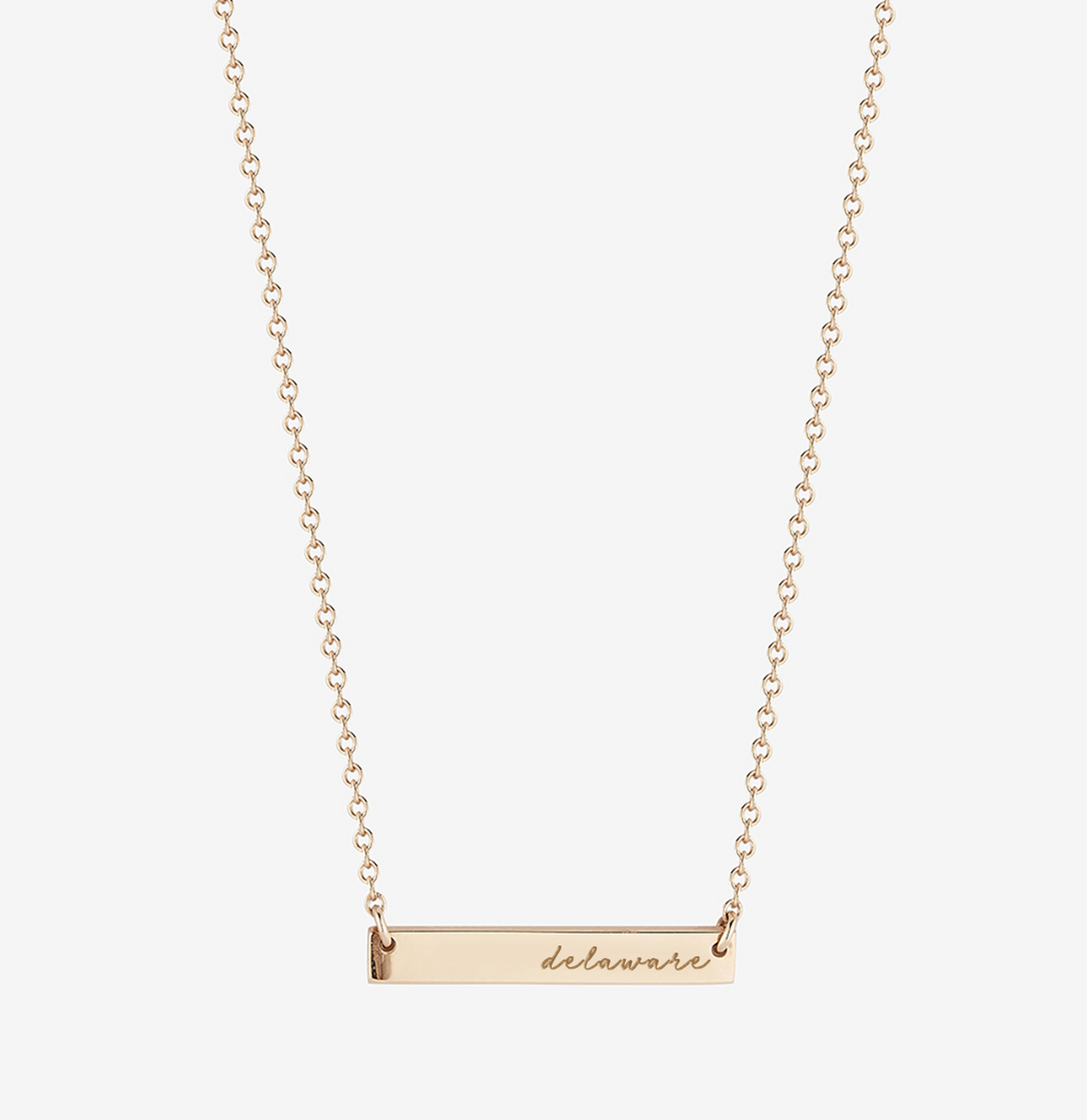 Delaware Horizontal Bar Necklace