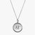 Silver Delta Gamma Sunburst Letters Necklace