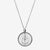 Sterling Silver Delta Gamma Florentine Crest Necklace Petite