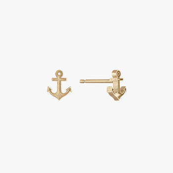 Delta Gamma Anchor Stud Earring
