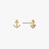 Delta Gamma Anchor Stud Earrings