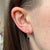 Delta Gamma Anchor Florentine Earring Bundle shown on figure in gold