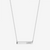 Delta Phi Epsilon Horizontal Bar Necklace in Sterling Silver