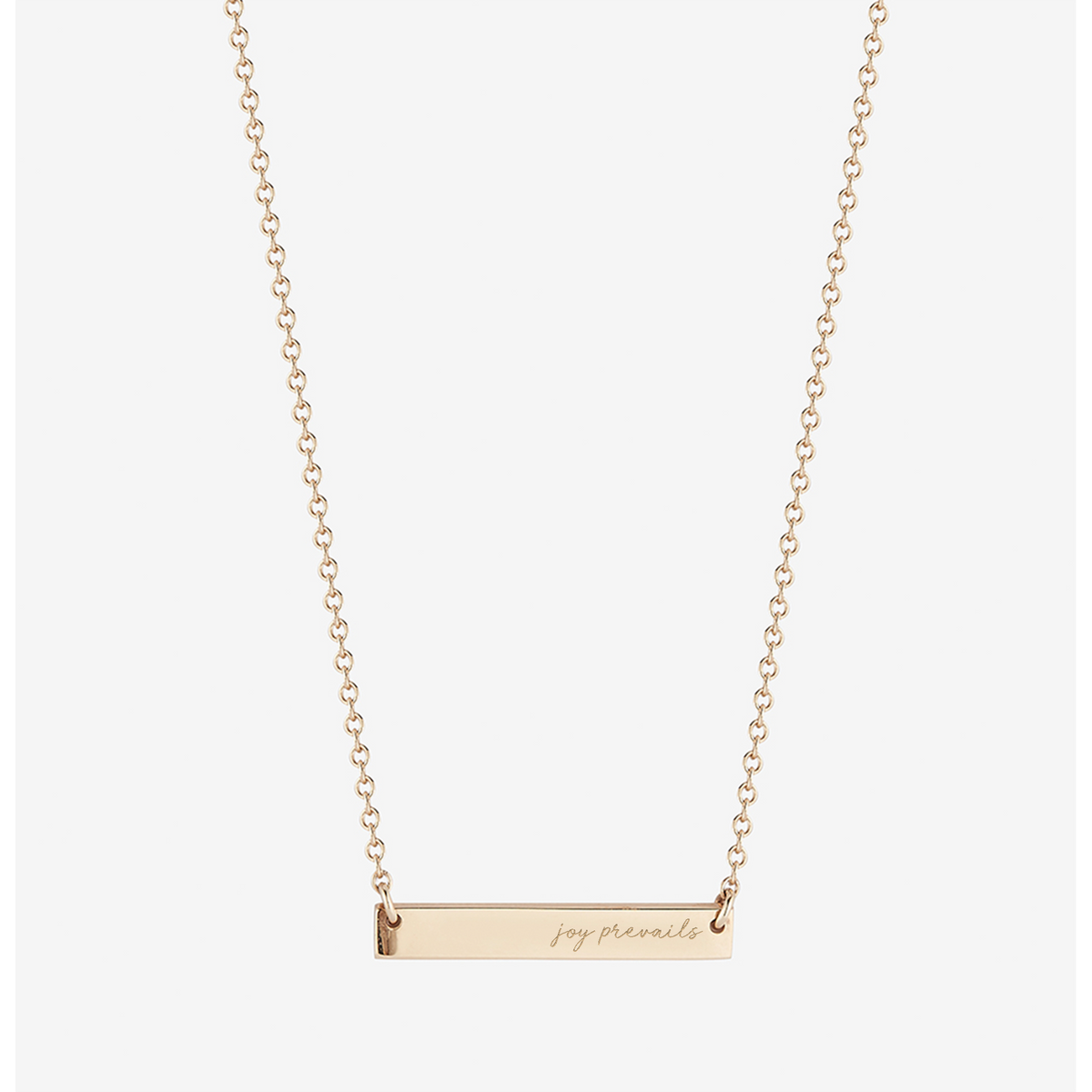 Kentucky DanceBlue Joy Prevails Horizontal Bar Necklace