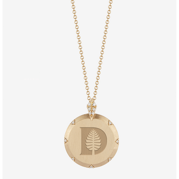 Dartmouth D Pine 7-Point Diamond Pendant