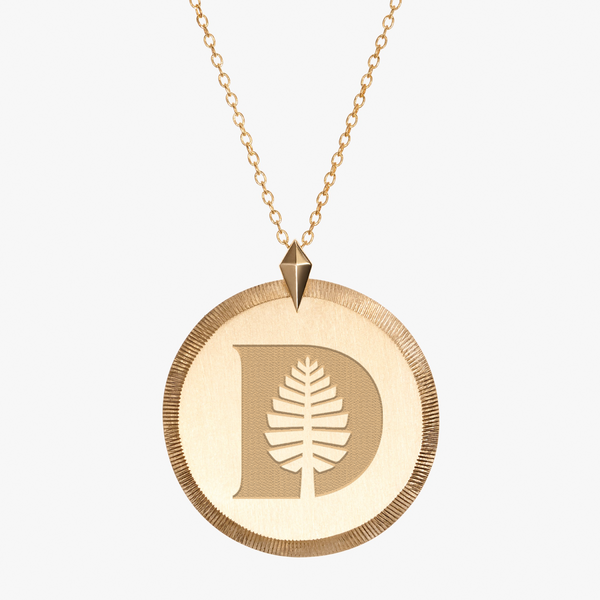 Dartmouth D Pine Florentine Pendant