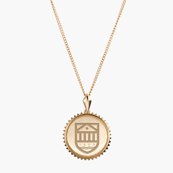 Tuck Shield Sunburst Pendant