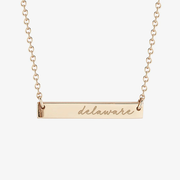 Delaware Horizontal Bar Necklace