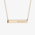 Denison Horizontal Bar Necklace
