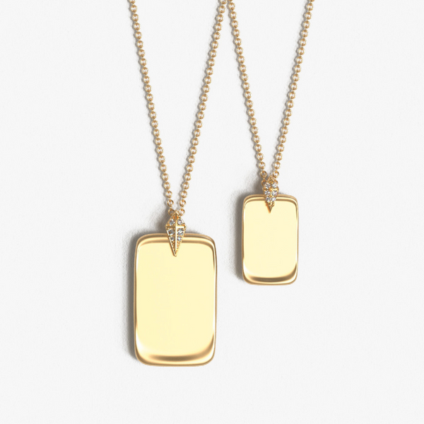 Hannah Lizzy x Kyle Cavan Diamond Ingot Pendant