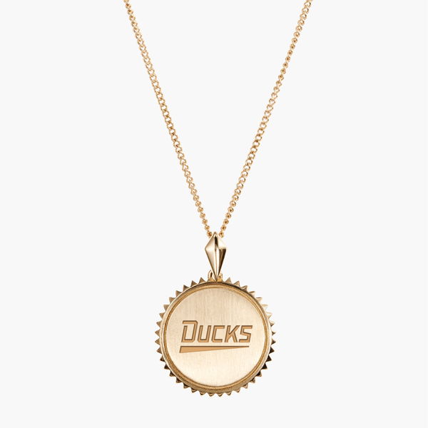 Oregon Softball 60th Anniversary Sunburst Pendant
