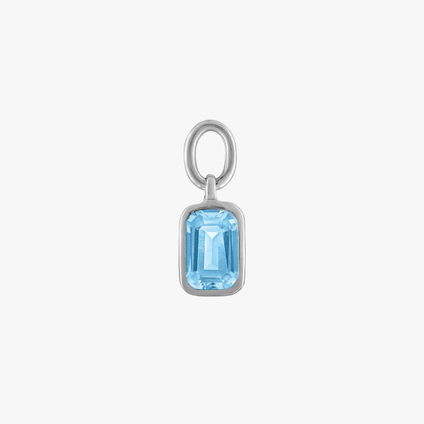 Blue Topaz Earring Charm