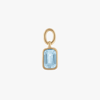 Aquamarine Earring Charm