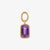 Amethyst Earring Charm