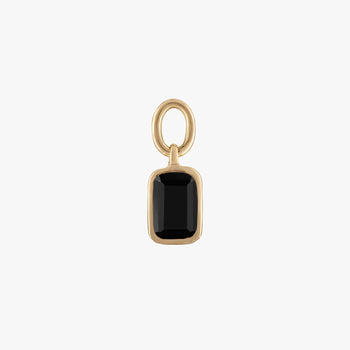 Black Onyx Earring Charm