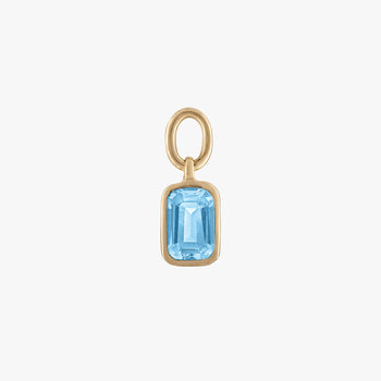 Blue Topaz Earring Charm