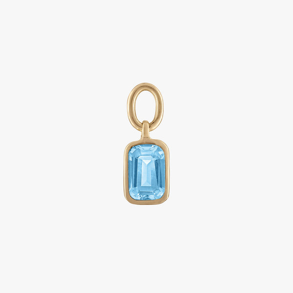 Blue Topaz Earring Charm