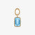 Blue Topaz Earring Charm