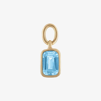 Blue Topaz Earring Charm
