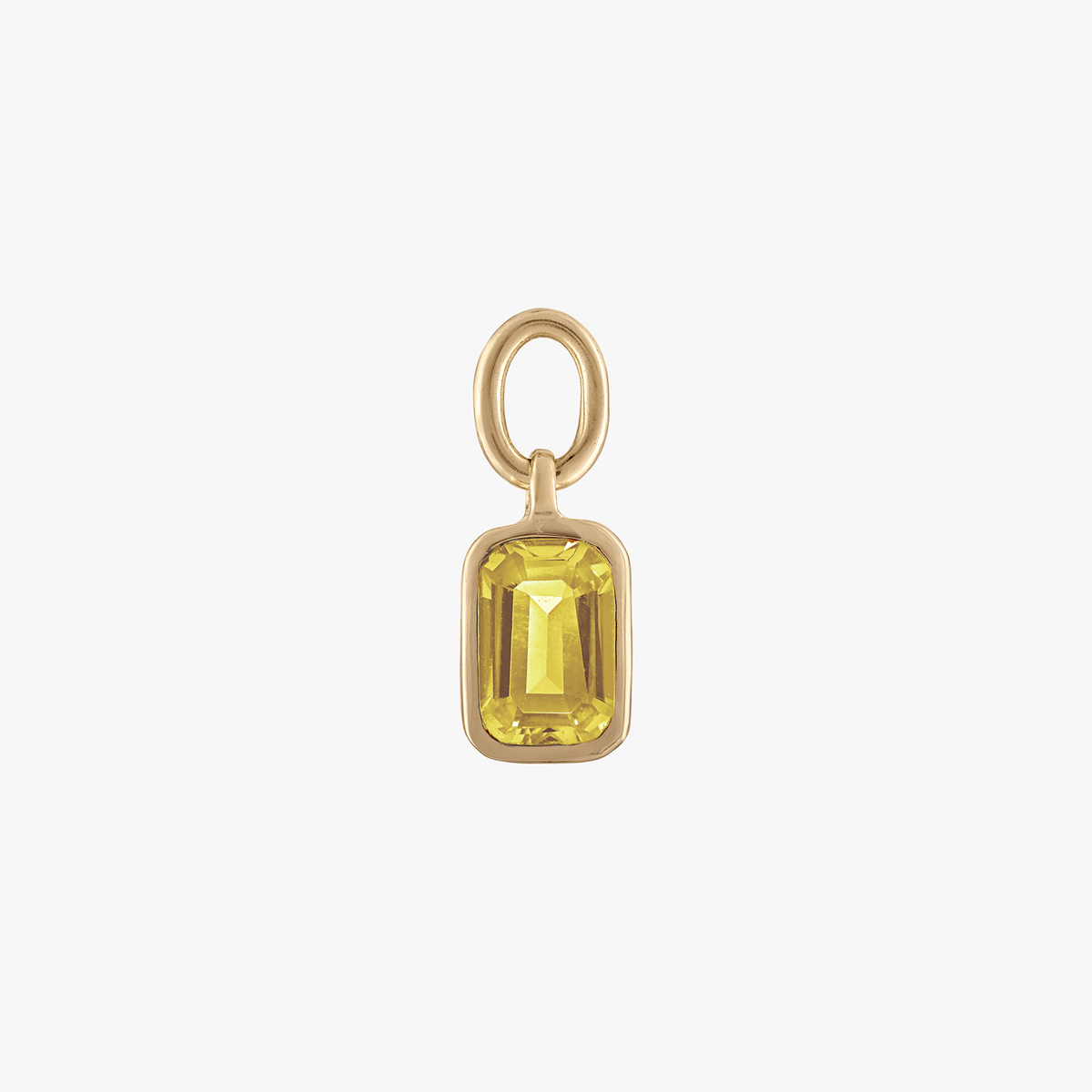 Yellow Citrine Earring Charm