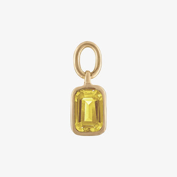 Yellow Citrine Earring Charm
