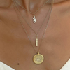 LSU Memorial Tower Pendant on figure