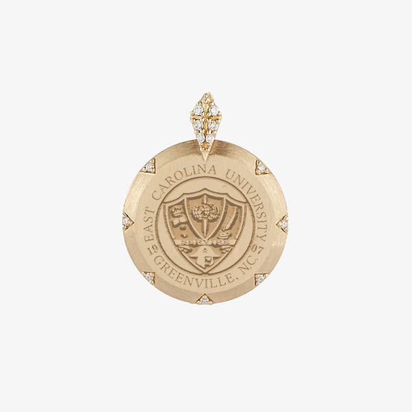 ECU 7-Point Diamond Pendant