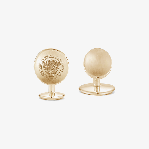 ECU Crest Organic Cufflinks