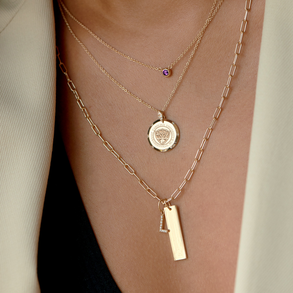 ECU 7-Point Diamond Pendant