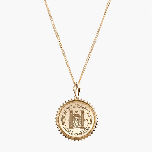 Gold Elon Sunburst Necklace