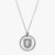 Silver Elon Florentine Leaf Necklace Petite