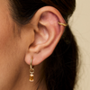 Citrine Earring Charm on figure