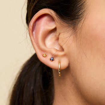 Yellow Citrine Stud on figure