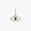Diamond Evil Eye Charm Cavan Gold