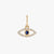 Diamond Evil Eye Charm Cavan Gold