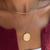 Harvard Florentine Pendant on figure
