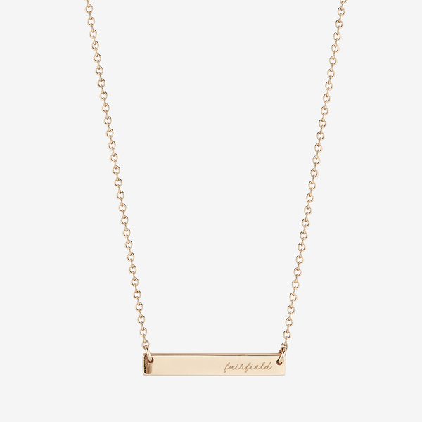 Fairfield Horizontal Bar Necklace