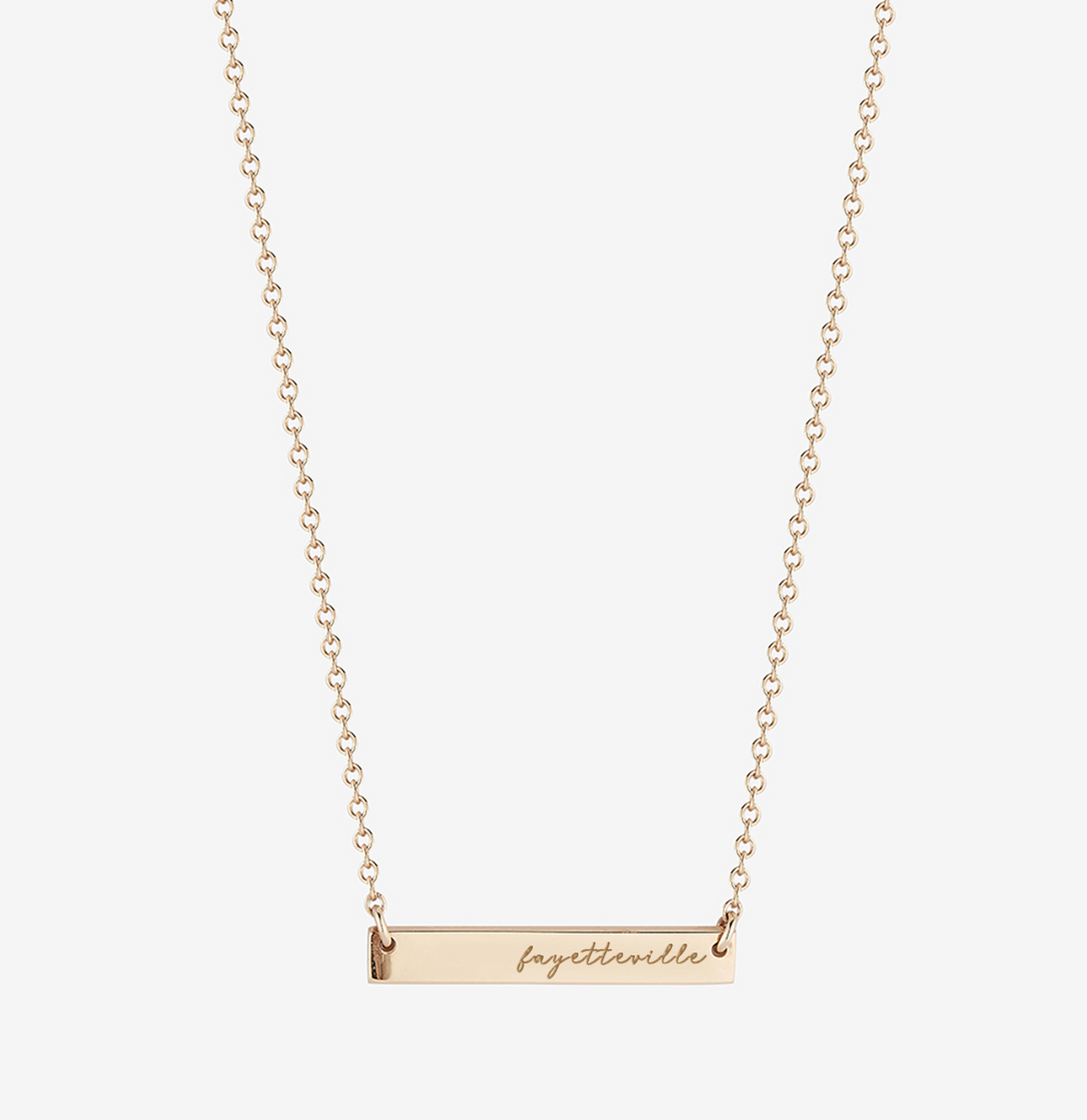 Fayetteville Horizontal Bar Necklace