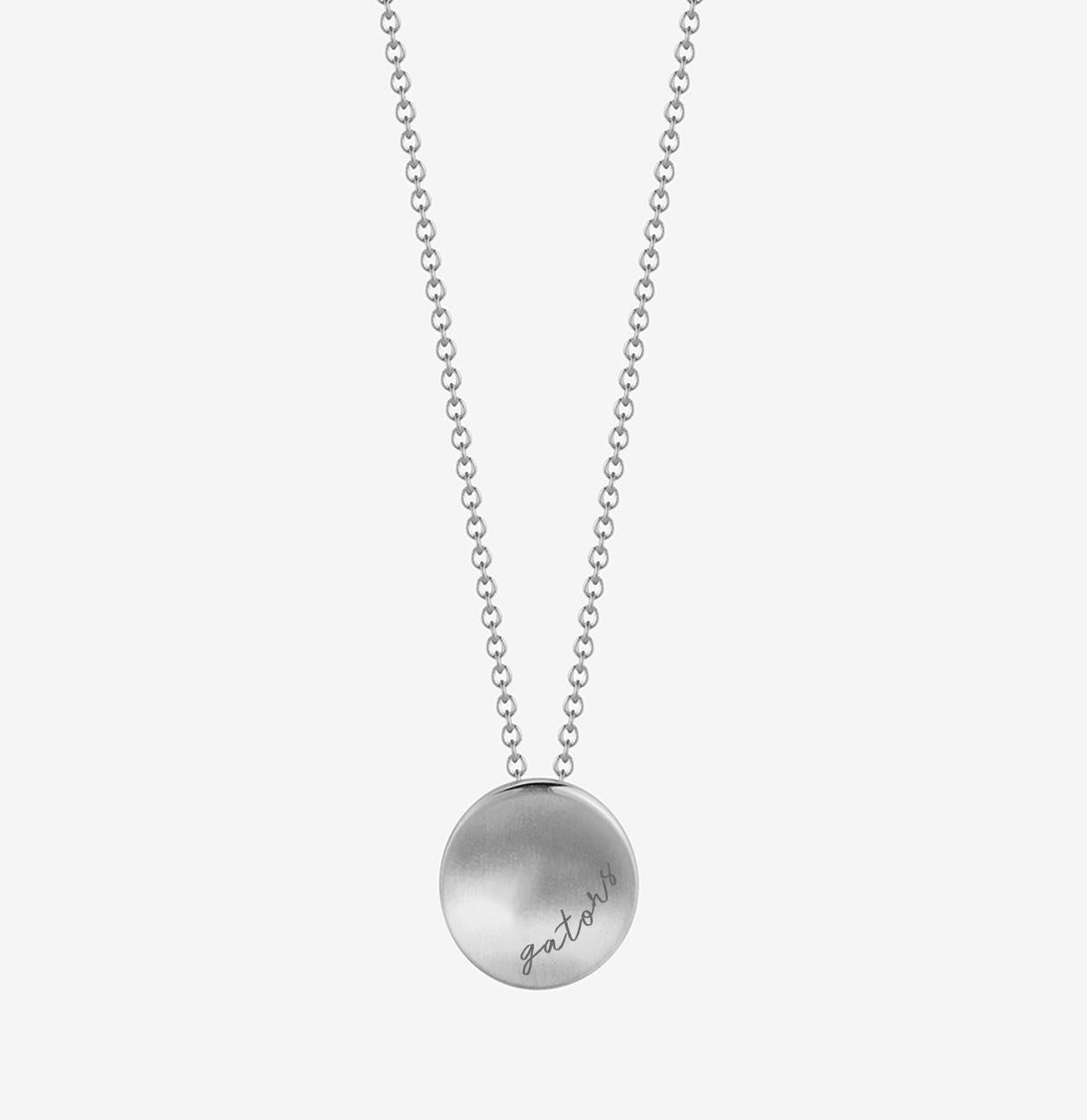 Florida Gators Silver Necklace