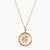 Gold Florida Sunburst Bull Gator Necklace