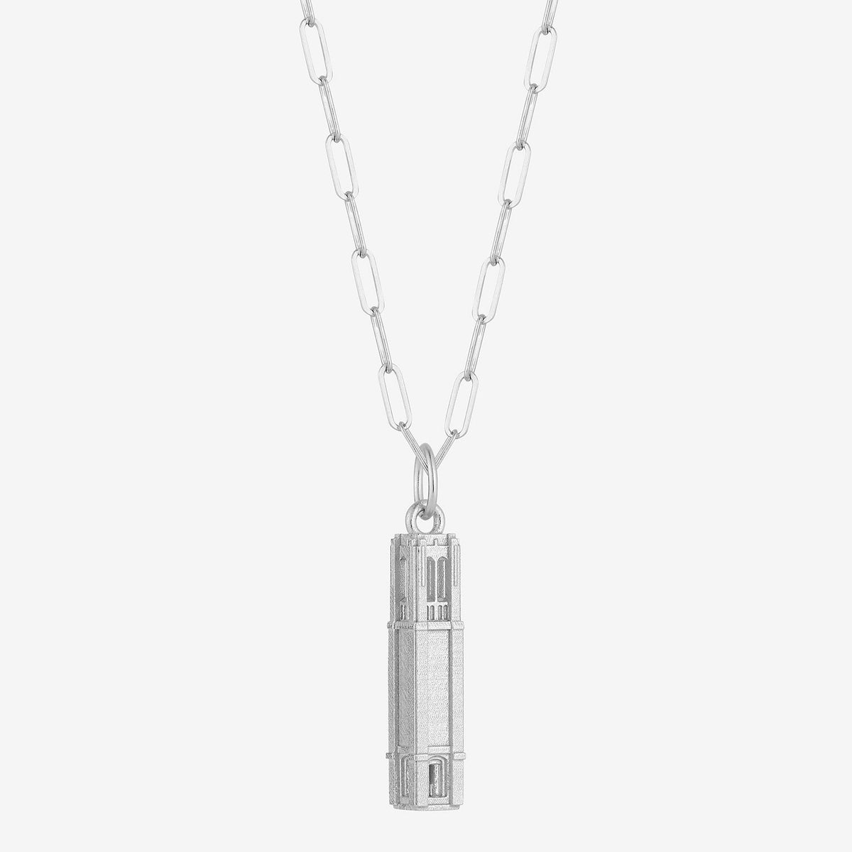 University of Florida Century Tower Pendant Necklace Sterling Silver