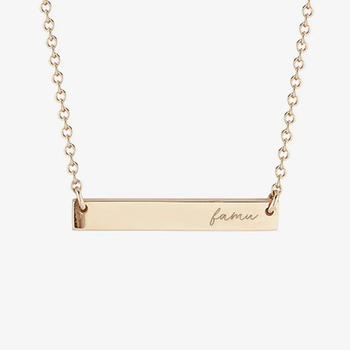 Florida A&M Horizontal Bar Necklace