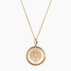 Gold Vermeil 14K Gold Fordham University Sunburst Necklace