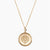 Gold Vermeil 14K Gold Fordham University Sunburst Necklace