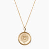 Gold Vermeil 14K Gold Fordham University Sunburst Necklace