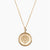 Gold Vermeil 14K Gold Fordham University Sunburst Necklace
