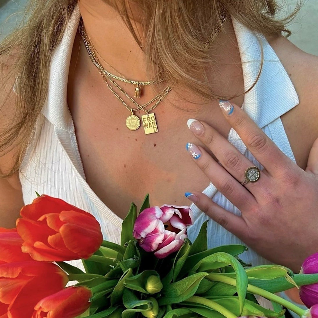 Notre Dame Golden Dome Necklace
