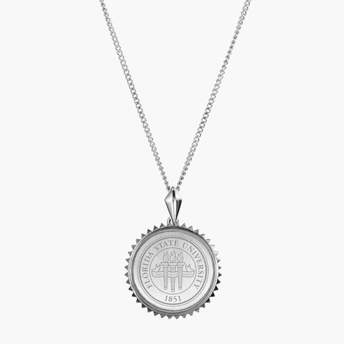 FSU Sunburst Pendant