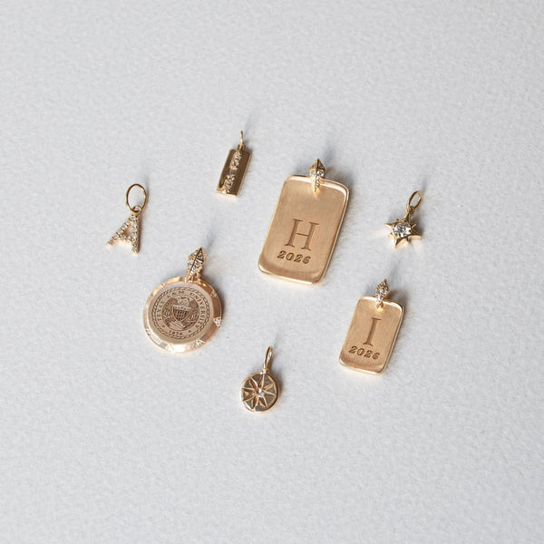 Custom Diamond Ingot Petite Pendant